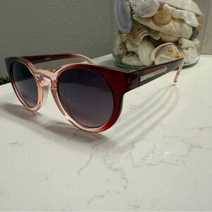 Pink and maroon ombré Sunglasses